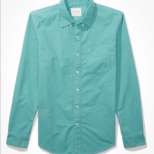American Eagle Slim Fit Shirt Button Large